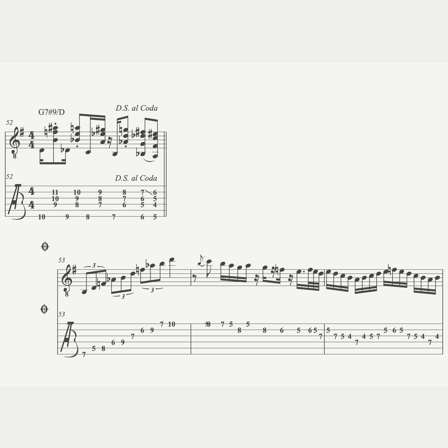 "Coddiwomple" sheet music with tabs (PDF Download)