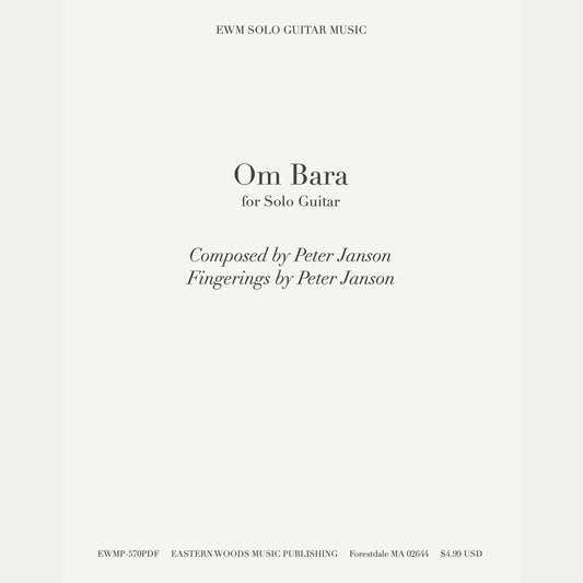 "Om Bara" sheet music with tabs (PDF Download)